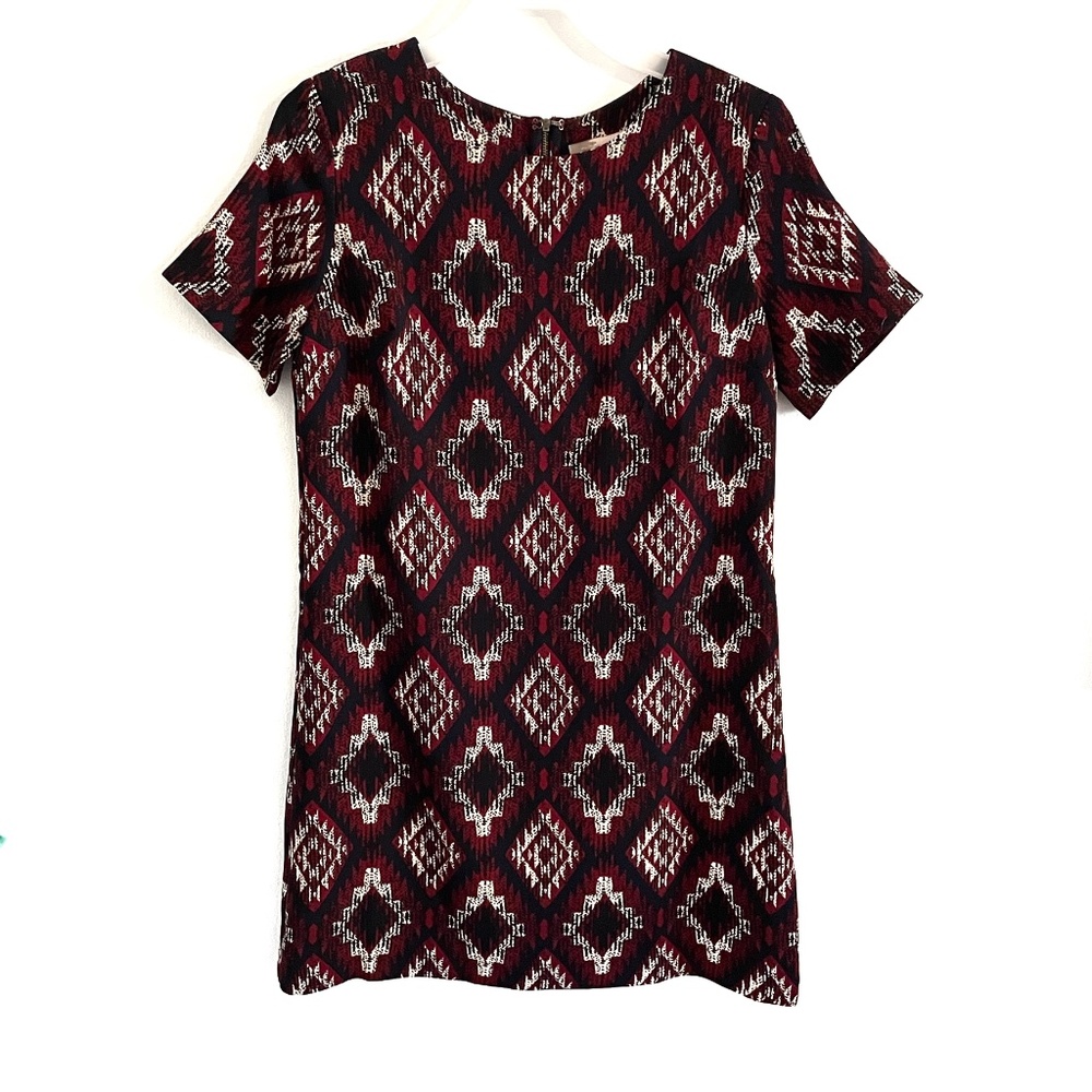 Retro Printed Shift Dress